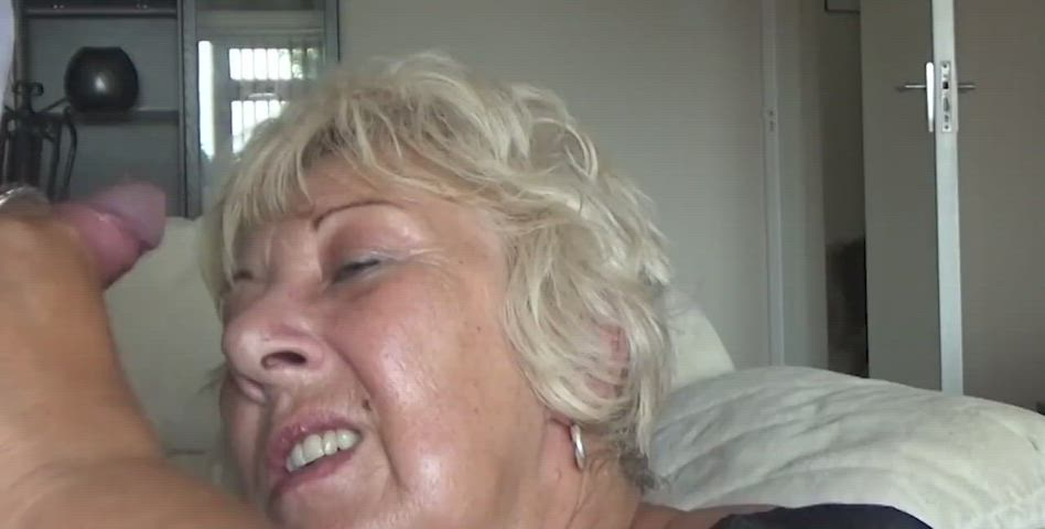 Cum Cum In Mouth Facial Granny Mature gif