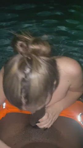 bbc pool throat interracial gif