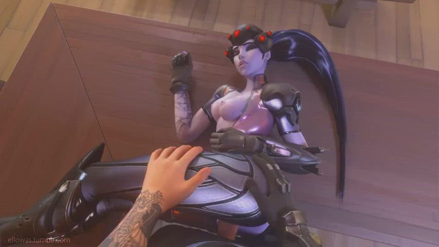 animation overwatch side fuck gif