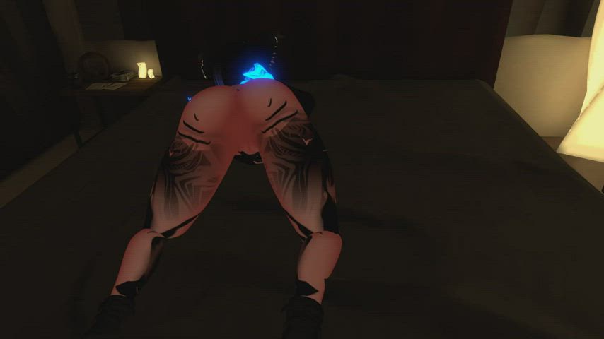 Ass Masturbating VR gif