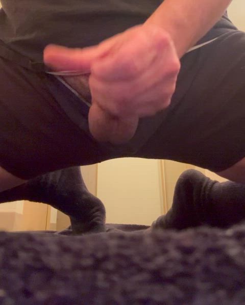 Jerking My (39) Thick Cock And Blasting A Huge, Long Distance Load