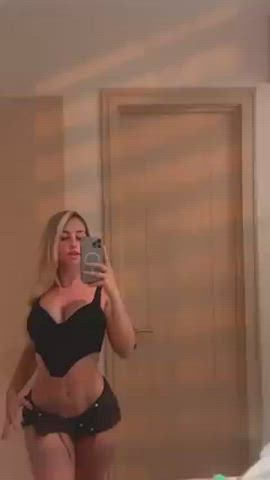 Blonde Dancing Latina gif