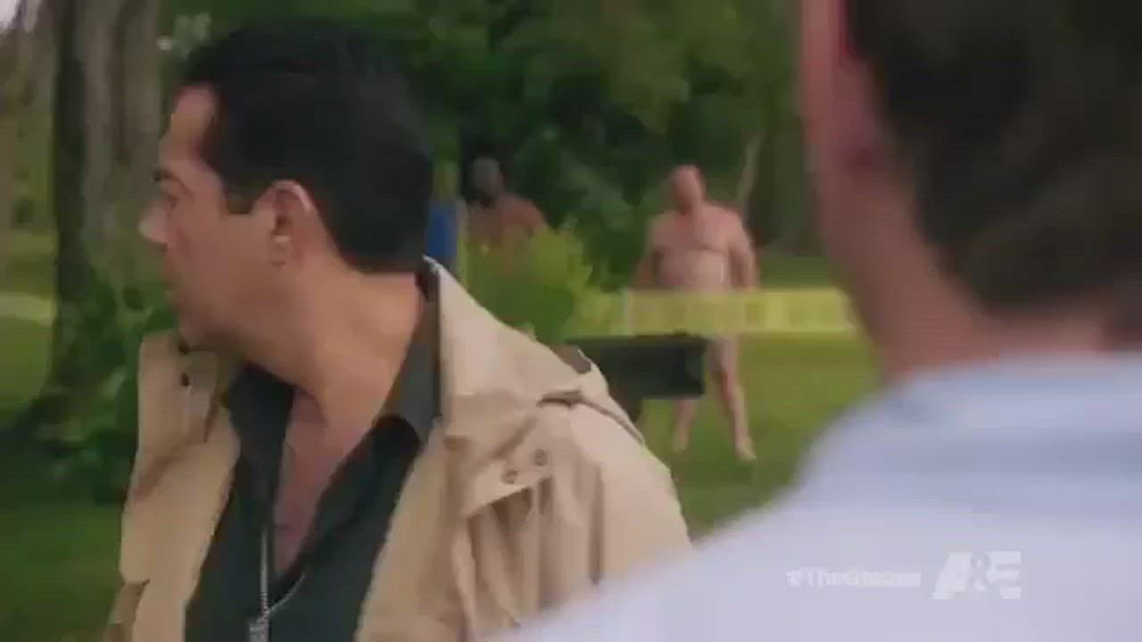 "Look. Just, look." (at the sign) (The Glades S3E04: The Naked Truth (US2012))