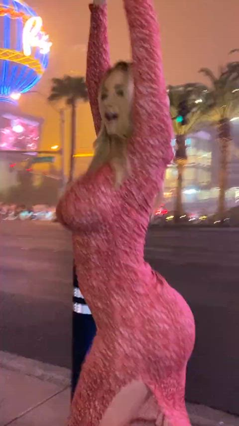 ass big ass big tits blonde boobs dress milf nicolette shea tits gif