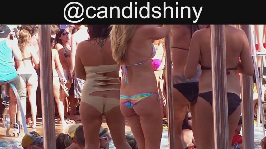 amateur ass bikini booty dancing party swimming pool swimsuit teens gif