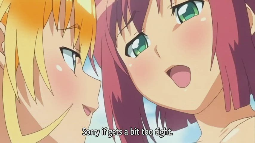 animation anime creampie cumshot double penetration futanari hentai schoolgirl threesome
