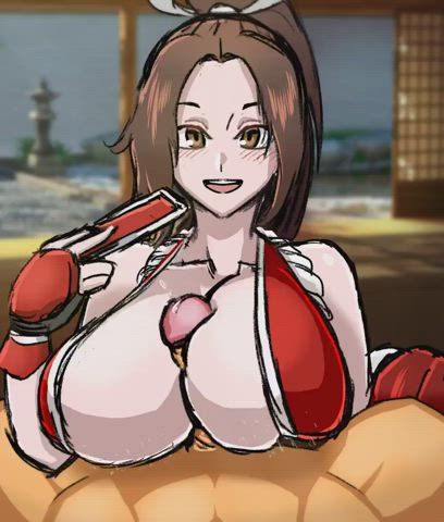 Mai Shiranui's boobjob [King of Fighters]