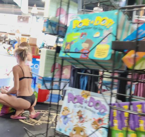 ass bikini candid gif