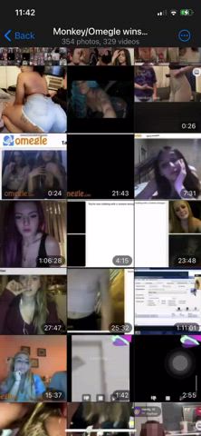 Monkey/Omegle wins group