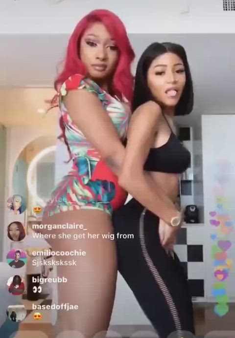 celebrity megan thee stallion twerking gif