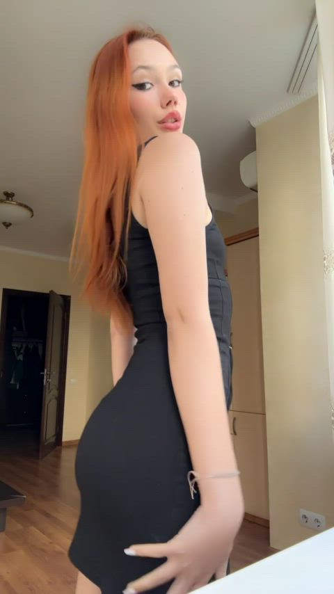 cute onlyfans redhead teen tits gif