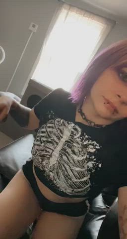 Goth Petite Piercing gif