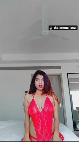 Ass Babe Bikini Boobs Desi Teasing gif