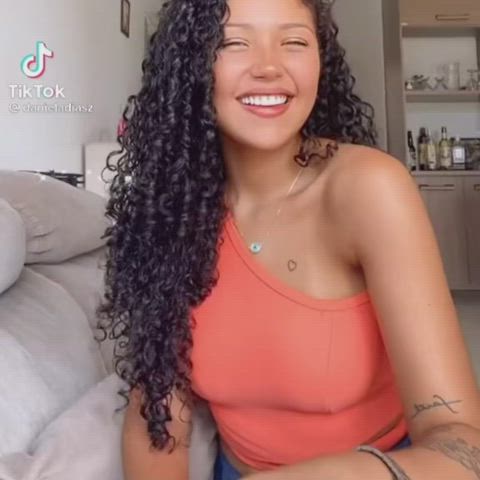 Girls Natural Tits TikTok gif