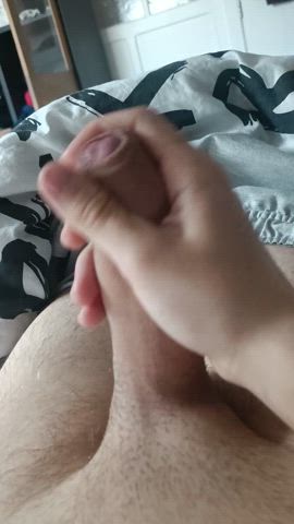 horny male masturbation solo thick thick cock gif