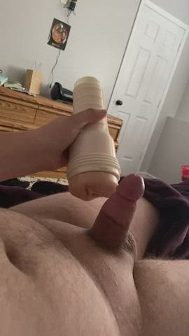 Using the fleshlight this morning