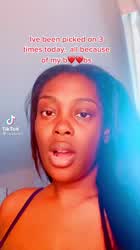 Big Tits Ebony Teen TikTok gif