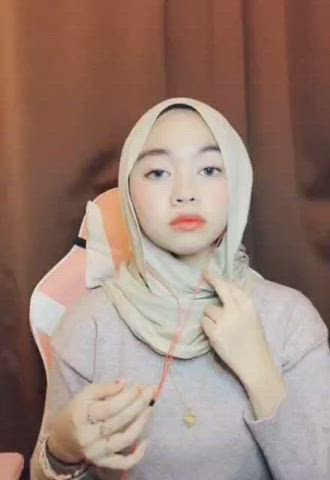 Asian Hijab Malaysian Teen TikTok gif