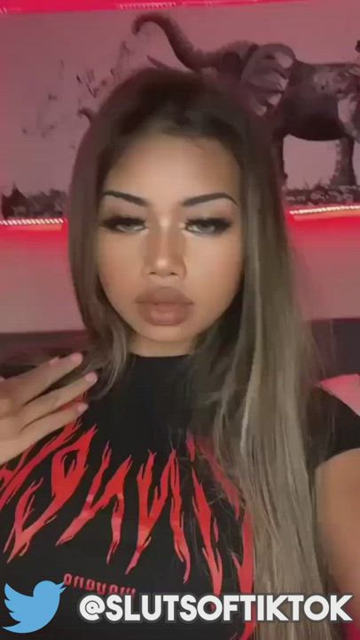 18 Years Old Amateur Asian OnlyFans Teasing Teen TikTok Tits Porn GIF by tiktoksluts