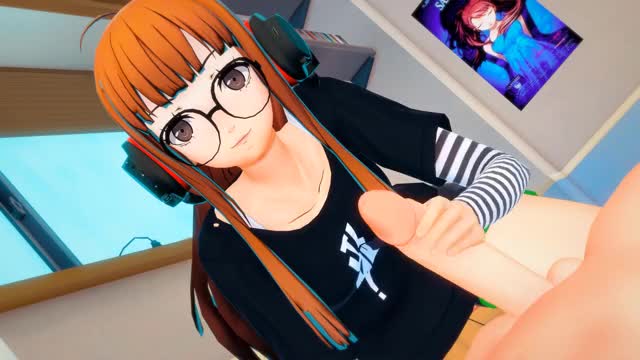 Futaba Sakura HandJob (Valwin) [Persona 5]