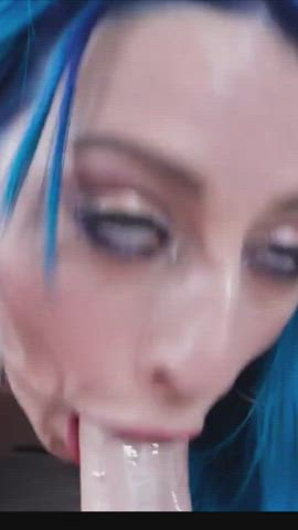 Blowjob Blue Compilation gif