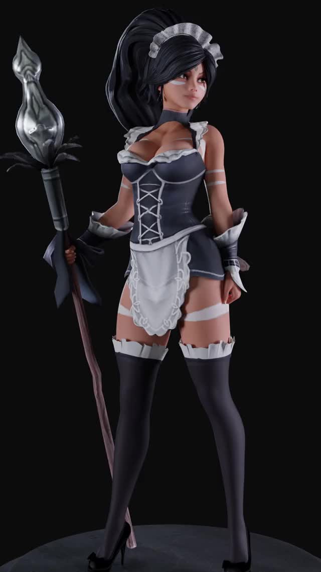 Nidalee French Maid skin 1