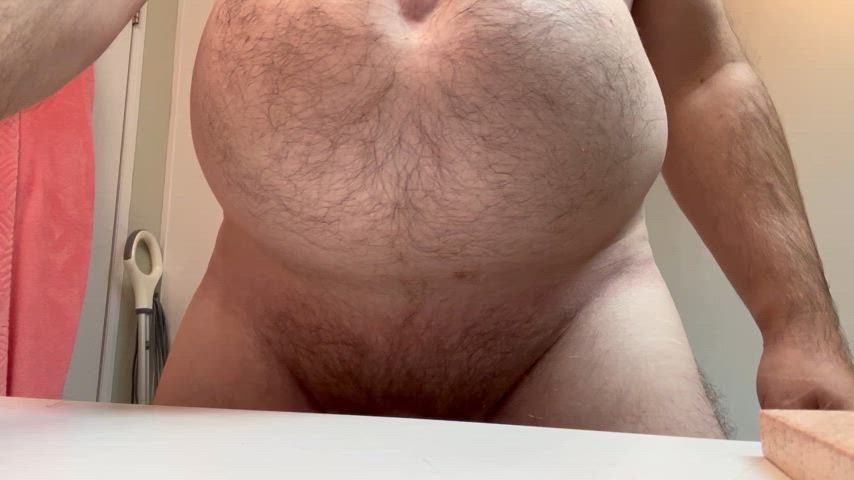 belly button big dick chubby fetish thick thick cock thick thighs belly edging gif