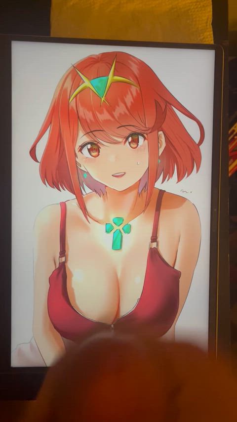 Big load for Pyra’s tits