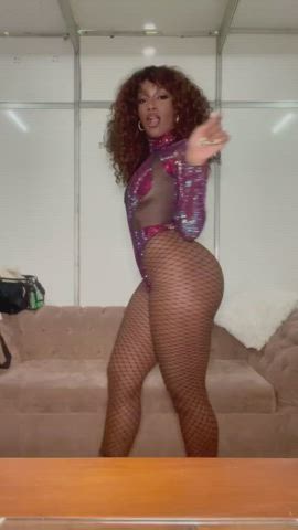 big ass brazilian celebrity fishnet tights twerking gif