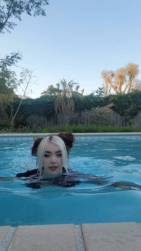 emo pool swimming pool gif