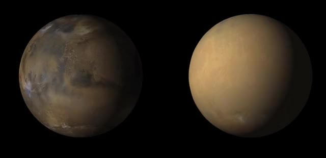 Dust storms enveloped Mars in 2018