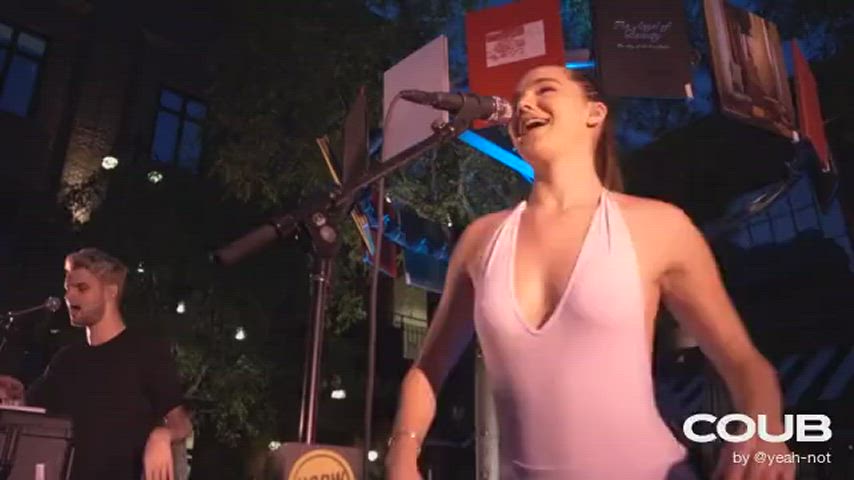 dancing nipples small tits gif