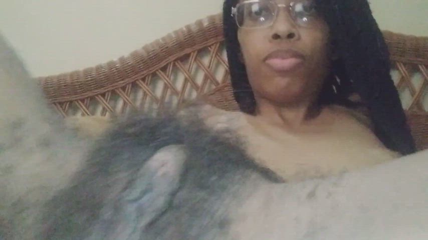 amateur black close up ebony glasses hairy pussy homemade labia nerd thick close-up