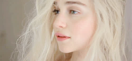 celebrity emilia clarke model gif