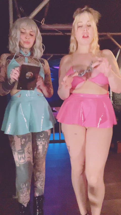 cbt latex mistressmercyrage toys mean-girls pale-girls suicide-girls tik-tok gif