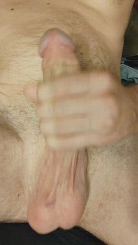 Wanking after a shower