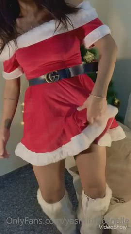 big balls big dick christmas jerk off masturbating surprise thick cock trans trans