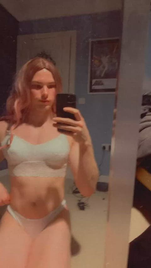 babe cock lingerie nsfw onlyfans sissy teen trans trans-girls gif