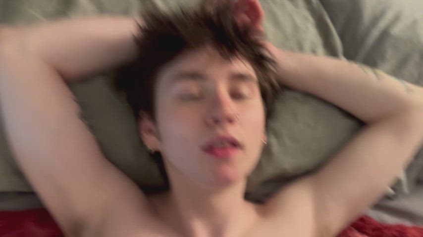 couple fuck fucktoy orgasm pov sex trans trans boy trans man gif