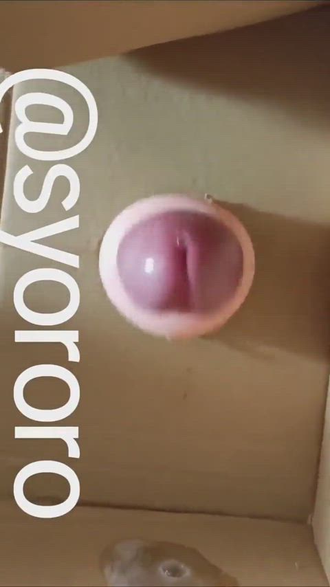 big dick cum cumshot glory hole japanese gif