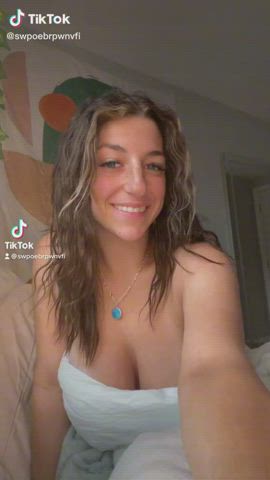 big tits natural tits tiktok gif