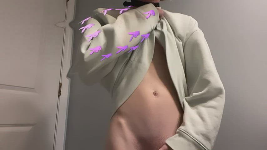 big dick femboy jerk off gif