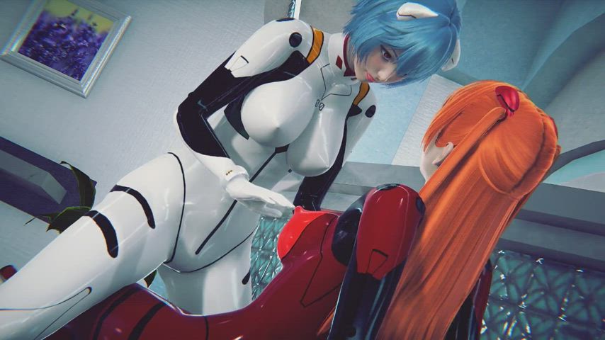 Futa Ayanami Rei Fucks Asuka