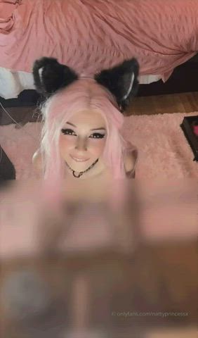 cosplay tease teen gif