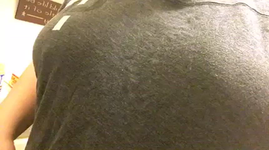 BBW Big Tits Blonde Boobs Chubby Natural Tits Tits Titty Drop White Girl gif