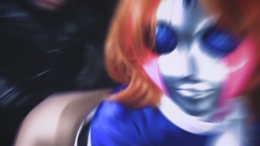 caught cosplay superheroine gif