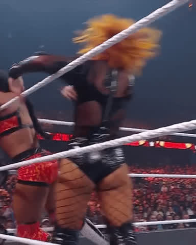 ass booty jiggling milf redhead thighs wrestling gif