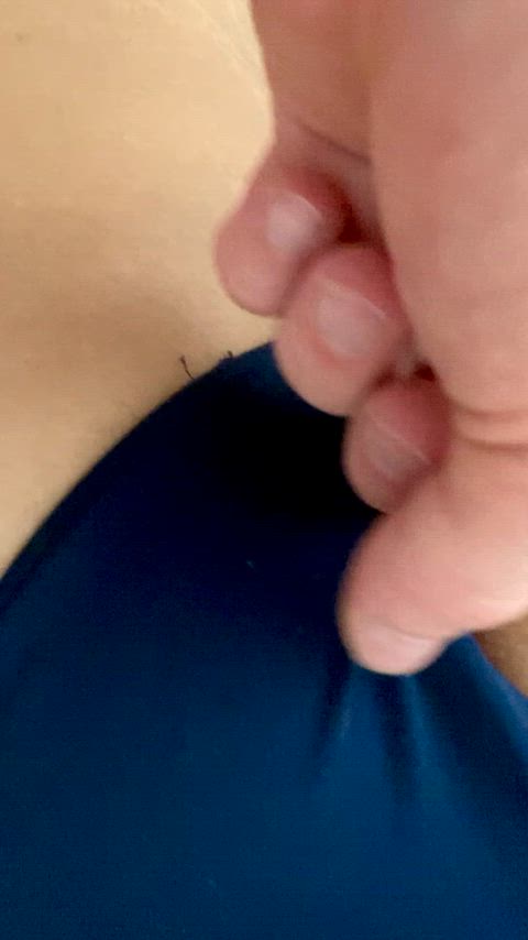 Slide my swimsuit to the side and creampie me please 🥰