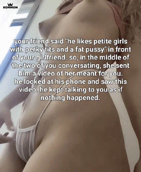 best friend caption cheating cute friends girlfriend pussy teen tits gif