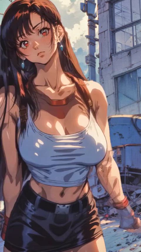 animation anime dance dancing ecchi gamer girl hentai tifa lockhart animated-sex